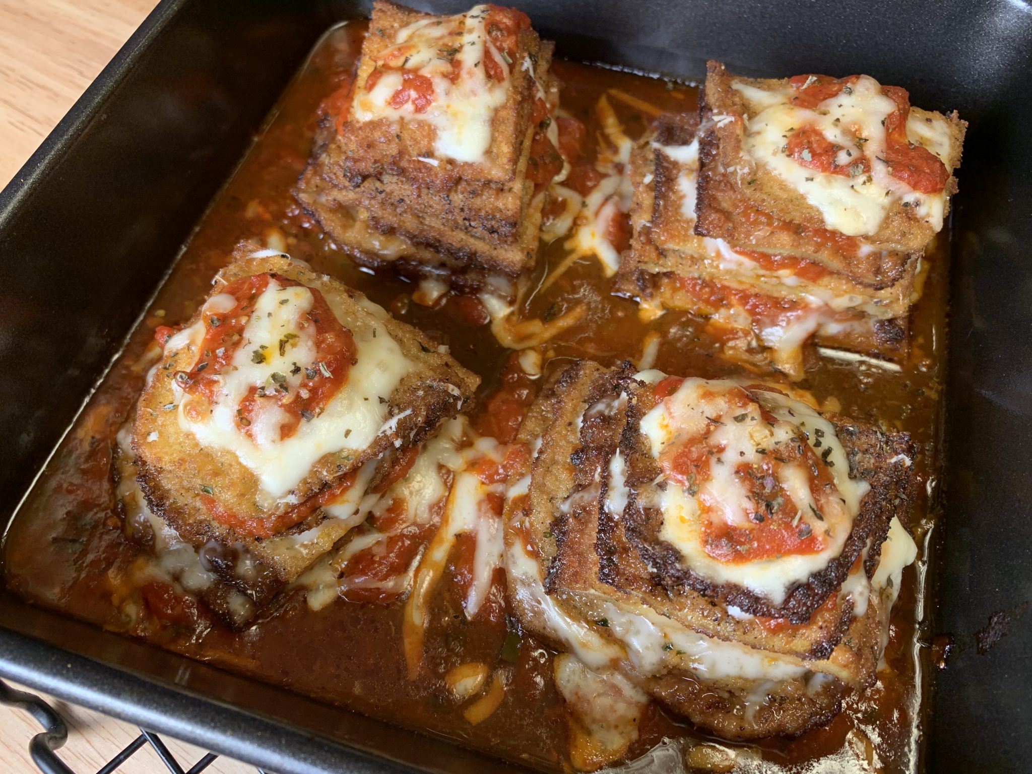 Tasty Eggplant Stacks