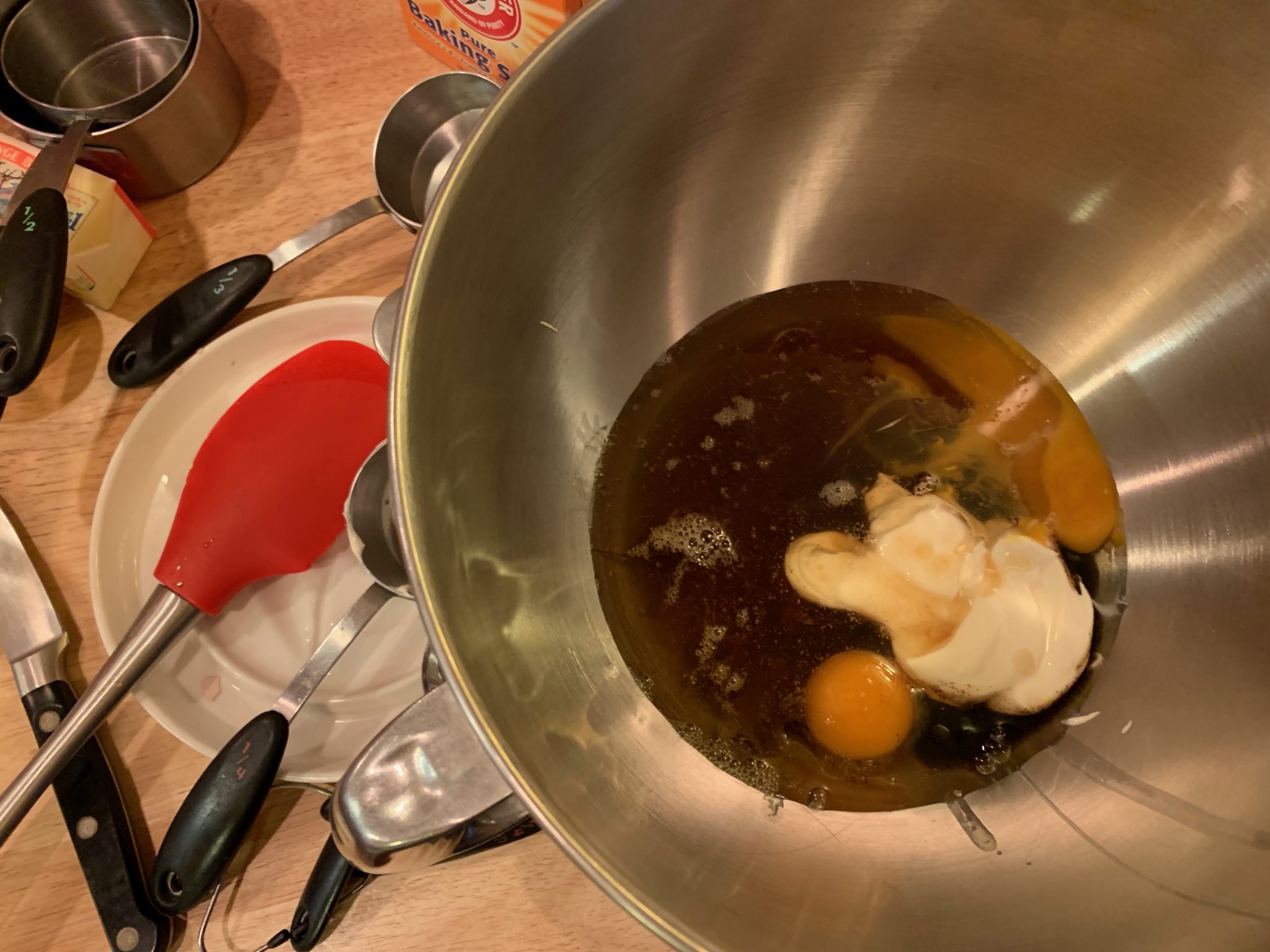 combine wet ingredients