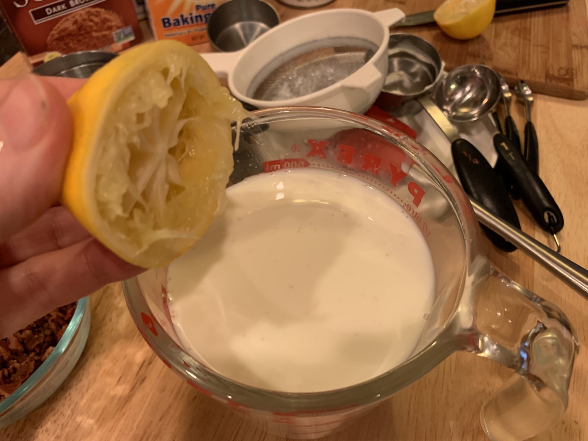 lemon juice plus milk
