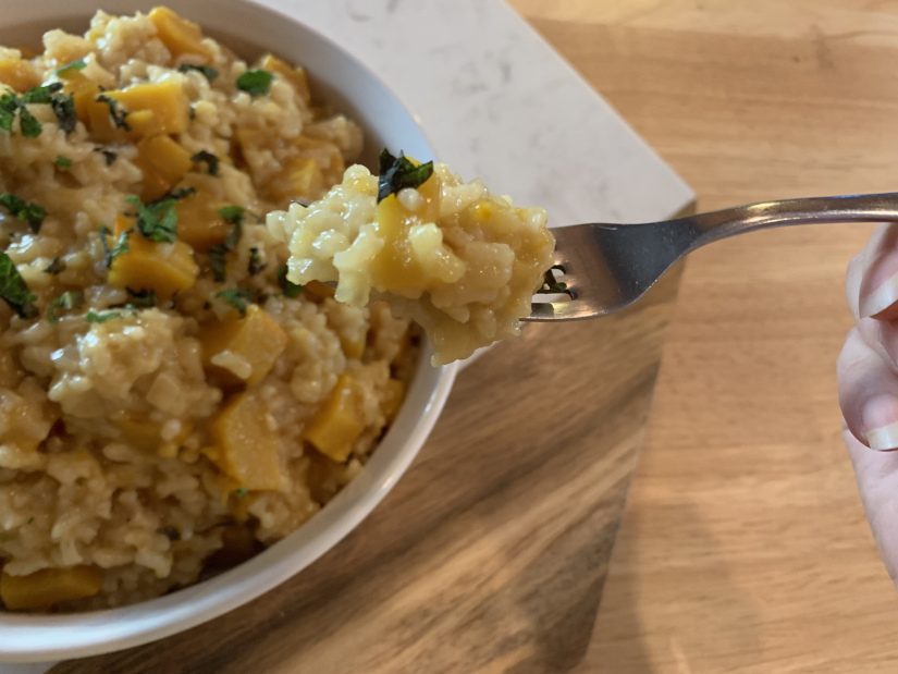 Risotto with Delicata Squash