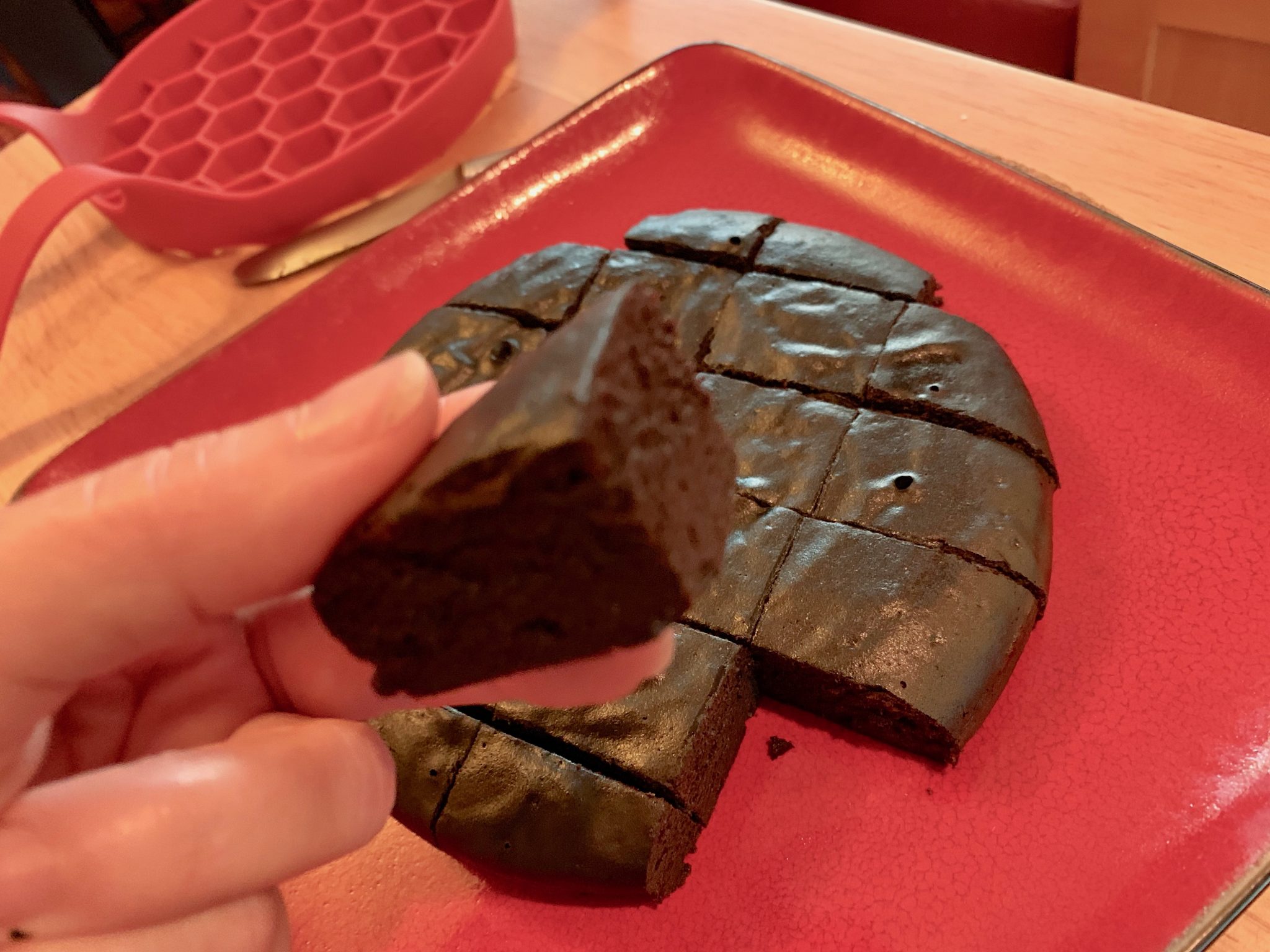 Luscious Dark Valrhona Chocolate Brownies (Instant Pot)