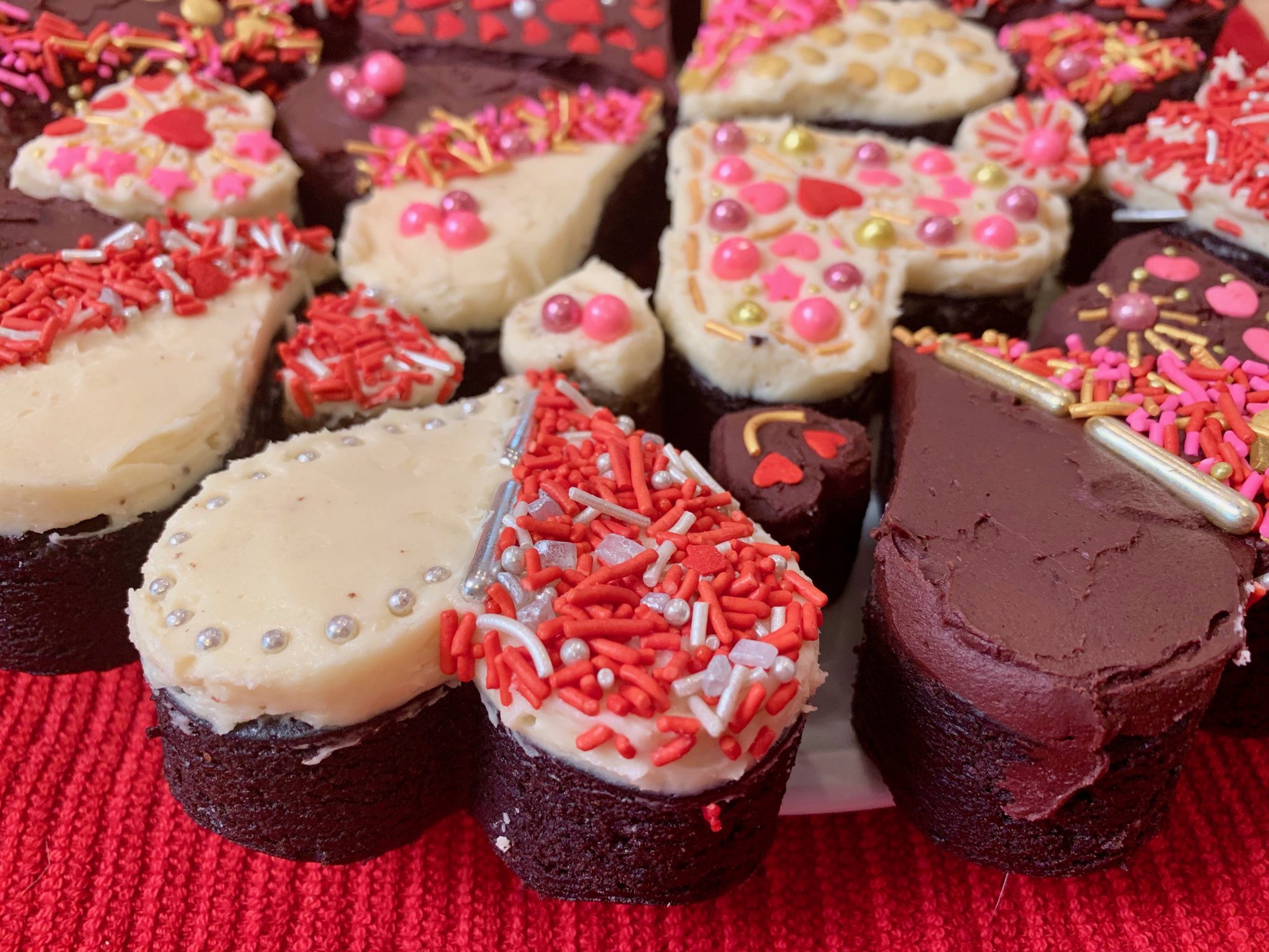 Valentine Brownie Bites